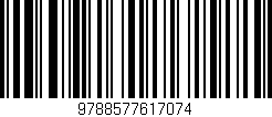 Código de barras (EAN, GTIN, SKU, ISBN): '9788577617074'