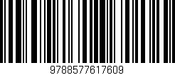 Código de barras (EAN, GTIN, SKU, ISBN): '9788577617609'