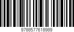 Código de barras (EAN, GTIN, SKU, ISBN): '9788577618989'