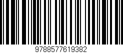 Código de barras (EAN, GTIN, SKU, ISBN): '9788577619382'