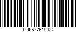 Código de barras (EAN, GTIN, SKU, ISBN): '9788577619924'