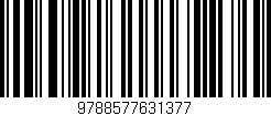 Código de barras (EAN, GTIN, SKU, ISBN): '9788577631377'