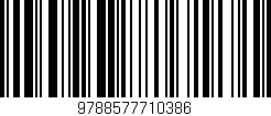 Código de barras (EAN, GTIN, SKU, ISBN): '9788577710386'