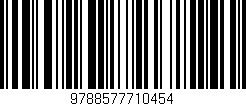 Código de barras (EAN, GTIN, SKU, ISBN): '9788577710454'