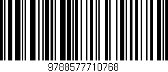 Código de barras (EAN, GTIN, SKU, ISBN): '9788577710768'