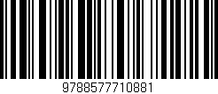 Código de barras (EAN, GTIN, SKU, ISBN): '9788577710881'