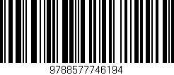 Código de barras (EAN, GTIN, SKU, ISBN): '9788577746194'