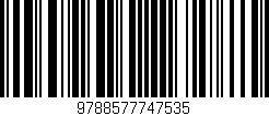 Código de barras (EAN, GTIN, SKU, ISBN): '9788577747535'