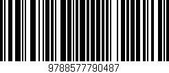Código de barras (EAN, GTIN, SKU, ISBN): '9788577790487'