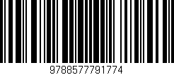 Código de barras (EAN, GTIN, SKU, ISBN): '9788577791774'