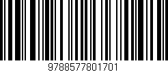 Código de barras (EAN, GTIN, SKU, ISBN): '9788577801701'