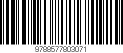 Código de barras (EAN, GTIN, SKU, ISBN): '9788577803071'