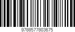 Código de barras (EAN, GTIN, SKU, ISBN): '9788577803675'