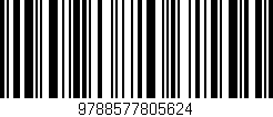 Código de barras (EAN, GTIN, SKU, ISBN): '9788577805624'
