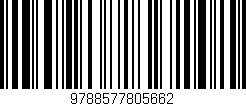 Código de barras (EAN, GTIN, SKU, ISBN): '9788577805662'