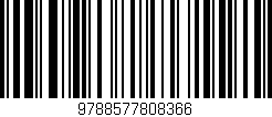 Código de barras (EAN, GTIN, SKU, ISBN): '9788577808366'