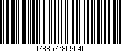 Código de barras (EAN, GTIN, SKU, ISBN): '9788577809646'