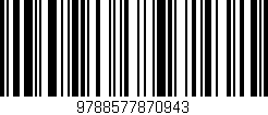 Código de barras (EAN, GTIN, SKU, ISBN): '9788577870943'