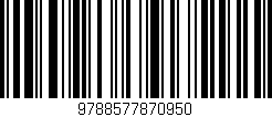 Código de barras (EAN, GTIN, SKU, ISBN): '9788577870950'