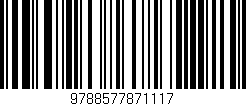 Código de barras (EAN, GTIN, SKU, ISBN): '9788577871117'