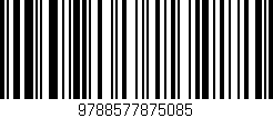 Código de barras (EAN, GTIN, SKU, ISBN): '9788577875085'