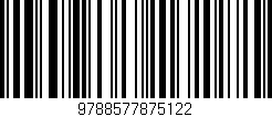 Código de barras (EAN, GTIN, SKU, ISBN): '9788577875122'