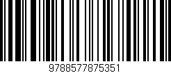 Código de barras (EAN, GTIN, SKU, ISBN): '9788577875351'