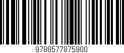Código de barras (EAN, GTIN, SKU, ISBN): '9788577875900'