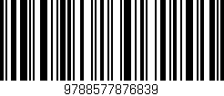 Código de barras (EAN, GTIN, SKU, ISBN): '9788577876839'