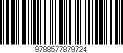 Código de barras (EAN, GTIN, SKU, ISBN): '9788577879724'