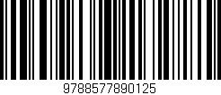 Código de barras (EAN, GTIN, SKU, ISBN): '9788577890125'