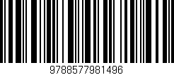 Código de barras (EAN, GTIN, SKU, ISBN): '9788577981496'