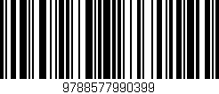 Código de barras (EAN, GTIN, SKU, ISBN): '9788577990399'