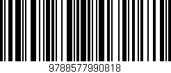 Código de barras (EAN, GTIN, SKU, ISBN): '9788577990818'