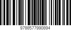 Código de barras (EAN, GTIN, SKU, ISBN): '9788577990894'