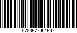 Código de barras (EAN, GTIN, SKU, ISBN): '9788577991587'
