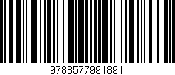 Código de barras (EAN, GTIN, SKU, ISBN): '9788577991891'