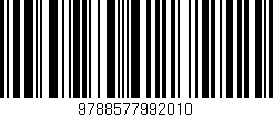 Código de barras (EAN, GTIN, SKU, ISBN): '9788577992010'
