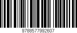 Código de barras (EAN, GTIN, SKU, ISBN): '9788577992607'