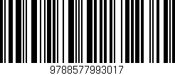 Código de barras (EAN, GTIN, SKU, ISBN): '9788577993017'