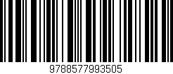 Código de barras (EAN, GTIN, SKU, ISBN): '9788577993505'