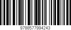 Código de barras (EAN, GTIN, SKU, ISBN): '9788577994243'