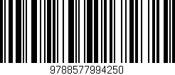 Código de barras (EAN, GTIN, SKU, ISBN): '9788577994250'