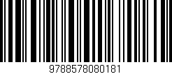 Código de barras (EAN, GTIN, SKU, ISBN): '9788578080181'