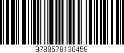 Código de barras (EAN, GTIN, SKU, ISBN): '9788578130459'