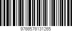 Código de barras (EAN, GTIN, SKU, ISBN): '9788578131265'