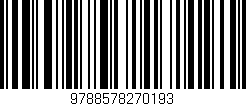 Código de barras (EAN, GTIN, SKU, ISBN): '9788578270193'