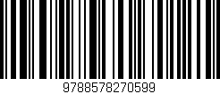 Código de barras (EAN, GTIN, SKU, ISBN): '9788578270599'