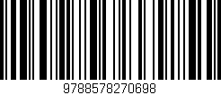 Código de barras (EAN, GTIN, SKU, ISBN): '9788578270698'