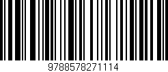 Código de barras (EAN, GTIN, SKU, ISBN): '9788578271114'